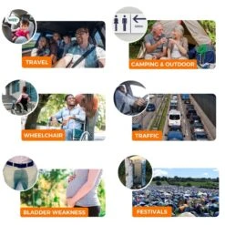 Toilette D'urgence Jonhy Wee, 3 Pièces -Quechua Camp Promos Magasin toilette durgence jonhy wee 3 pieces 6