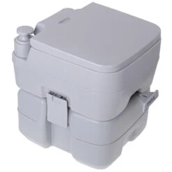 Toilette Portable 20L Pour Camping-Car, WC Avec Chasse D'Eau 13L Camry -Quechua Camp Promos Magasin toilette portable 20l pour camping car wc avec chasse deau 13l camry 6