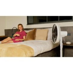 Trépied De Ventilateur Sur Pied Luvego Avec Télécommande - Minuterie - 40CM -Quechua Camp Promos Magasin trepied de ventilateur sur pied luvego avec telecommande minuterie 40cm 2