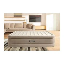 Intex Ultra Plush Queen Airbed - Lit Gonflable - 203x152x46cm - Compris Accessoires -Quechua Camp Promos Magasin ultra plush queen airbed lit gonflable 203x152x46cm compris accessoires 3